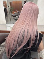 ニコ トウキョウ 渋谷(nico TOKYO)&nbsp;ミルクティーピンクダブルカラーピンクハイトーン韓国レイヤー