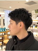 メンズスパイキーショート　メンズベリーショートパーマ