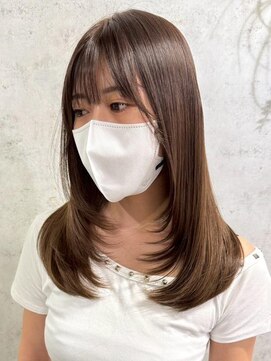 アポロ 横浜駅店(apollo) ブリーチ/ミディアムヘア/デザインカラー/フェイスフレーミング