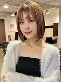 ボブショートボブ切りっぱなしボブ内巻きボブミニボブ小顔カット
