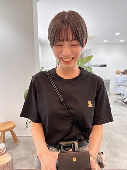 トミー(TOMMY)の写真/最旬なショートヘア＋似合わせなら【Tommy】洗練されたカット技術で周りと差のつくヘアスタイルに！