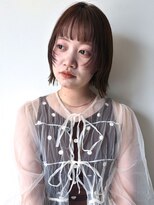 エミス バイ メルト 吉祥寺(emis by melt)&nbsp;【吉田】レイヤーボブ暖色顔周り外はね前髪カット吉祥寺縮毛矯正