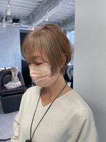 ジービージー(GBG)&nbsp;くびれショートボブ40代50代グレイカラー白髪染め白髪ぼかし