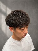 無造作スパイラルパーマ