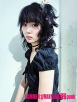 ノラ シブヤ(NORA) ★ハッシュカットシャギーレイヤーウルフカット黒髪レイヤー