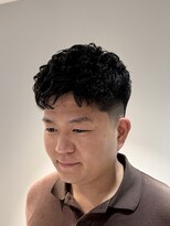 クアルト(Cuarto)&nbsp;セットがラク◎大人メンズのショートパーマ