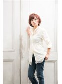 女性らしさと小顔効果を兼ね備えた欲張りショート