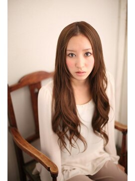 色髪美人 ゆる巻きカール