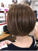 レディブランジュ前下がりボブ