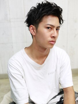 バース(BIRTH) 天神【BIRTH】くせ毛風パーマ×ワイルドアップバング