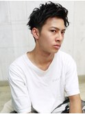 天神【BIRTH】くせ毛風パーマ×ワイルドアップバング
