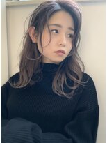 エル セルカ 高田馬場(el CERCA)&nbsp;外国人風グレージュカラー×大人ミディスタイル【高田馬場】