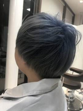リョージ オブ ジェネレーション(Ryoji of GENERATION) ひし形シルエットカット ブリーチオンカラー