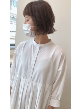 ヘアーポケット リタ(HAIR POCKET ritta) ミニボブ×イヤリングカラー