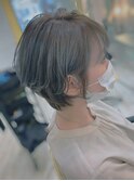 アッシュカラー☆丸みショート