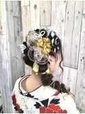 編みおろし、水引、金伯、早朝のヘアセットと着付けお任せ下さい
