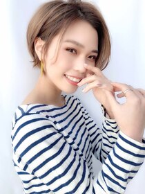 ラ ブレス 北浜プラザ(LaBless) マニッシュワンサイドショート[大人可愛い 20代 30代 40代]