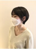 ダークアッシュ▲ショートボブ　【uiic umeda 中沢恵理】