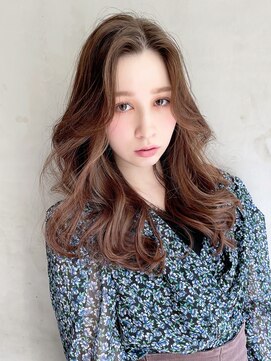 アイティーバイアルバム 下北沢店(IT by ALBUM) 韓国ラフウェーブ_グレージュカラーボブウルフ_38946