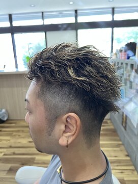 スウェル 千葉店(Swell) メンズツイストパーマスパイラルパーマフェード[千葉]