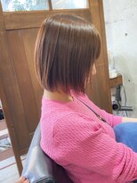 トト 船橋店(toto.)&nbsp;黒髪/グレーベージュ/レイヤーロング/前髪パーマ[西船橋/津田沼]