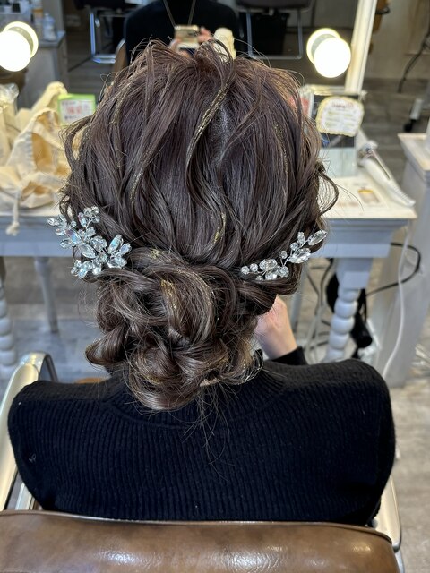 結婚式　ヘアアレンジ