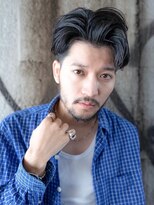 エフエム 明大前(FM)&nbsp;七三分けニュアンスパーマメンズカットメンズヘアフェード