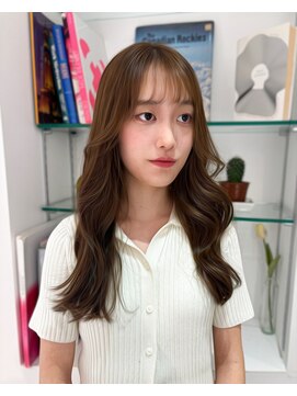 ビビディ バビディ ブー 河原町三条店(Bibbidi.bobbidi.boo) クリーミーミルクティーベージュ/レイヤーカット/チグチ