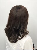 クリスタルカラー＋コテ仕上げ