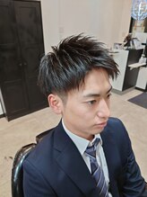 レイヘアー バイ スマイルヘアー 中野(Rey hair by Smile hair) アップバング