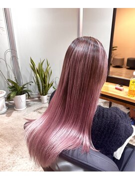 アンデイ(unday) ホワイトピンクバレイヤージュ