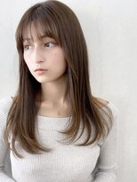 スリールヘアー 鹿児島天文館店(suri-ru hair) ★大人ガーリーチョコレート艶感レイヤーカットモード