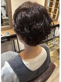 《藤野お客様スタイル》クセ毛マッシュショート