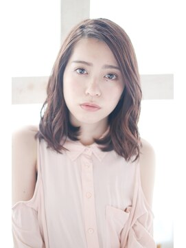 アウラ(Aula by marbles) かきあげバング/レッドブラウン[横浜]