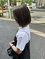 アールプラス 湘南台(R+)&nbsp;【sara】ダブルカラー/暗めグレージュ/ミニボブ