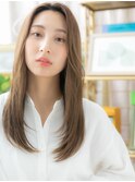 大人美人ミルクティーアッシュレイヤーロングc6上尾20代30代40代