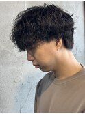 シャドウパーマ韓国風パーマメンズパーマメンズマッシュ群馬高崎