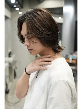 アンサー 渋谷(ANSWER) メンズボブメンズミディアムパーマスパイラルパーマルーズパーマ