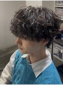 波巻きパーマシャドウパーマスパイラルパーマメンズパーマ