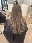ハイライトグラデーション×ロングレイヤー
