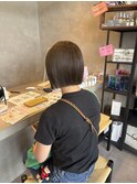 切りっぱなしボブ