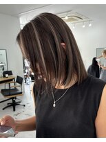 ウル 岡山駅店(ULu.)&nbsp;ハイトーンハイライトバレイヤージュグラデーションカラー岡山駅