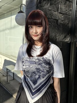 ヴィオラカラー(VIOLLA COLOR) 顔まわりレイヤー×韓国ヘア/小倉