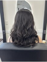 ロア 熊本(LOA)&nbsp;コテ巻き風パーマ　伸ばしかけの方おすすめ