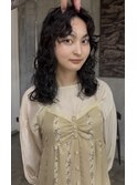 人気！ころんとカールのレイヤーパーマ