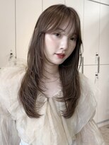 ロンドアンメゾン 原宿(Lond un Maison.)&nbsp;オリーブグレー/ボブ/顔周り/小顔/レイヤー/髪質改善/縮毛矯正