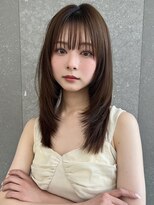 ロンドイディールバンダイ 新潟万代(Lond ideal)&nbsp;レイヤーカット×オリーブベージュ