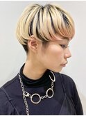 マッシュショート/ケアブリーチ/刈り上げ大人女子/モード/くせ毛