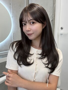 エヌアイ オモテサンドウ(ni omotesando) 大人モテヘア◇ワンカールレイヤー顔周りカットグレージュカラー