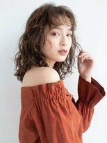 アッシュ 成増店(Ash)&nbsp;くせ毛風ウェーブのニュアンスミディ